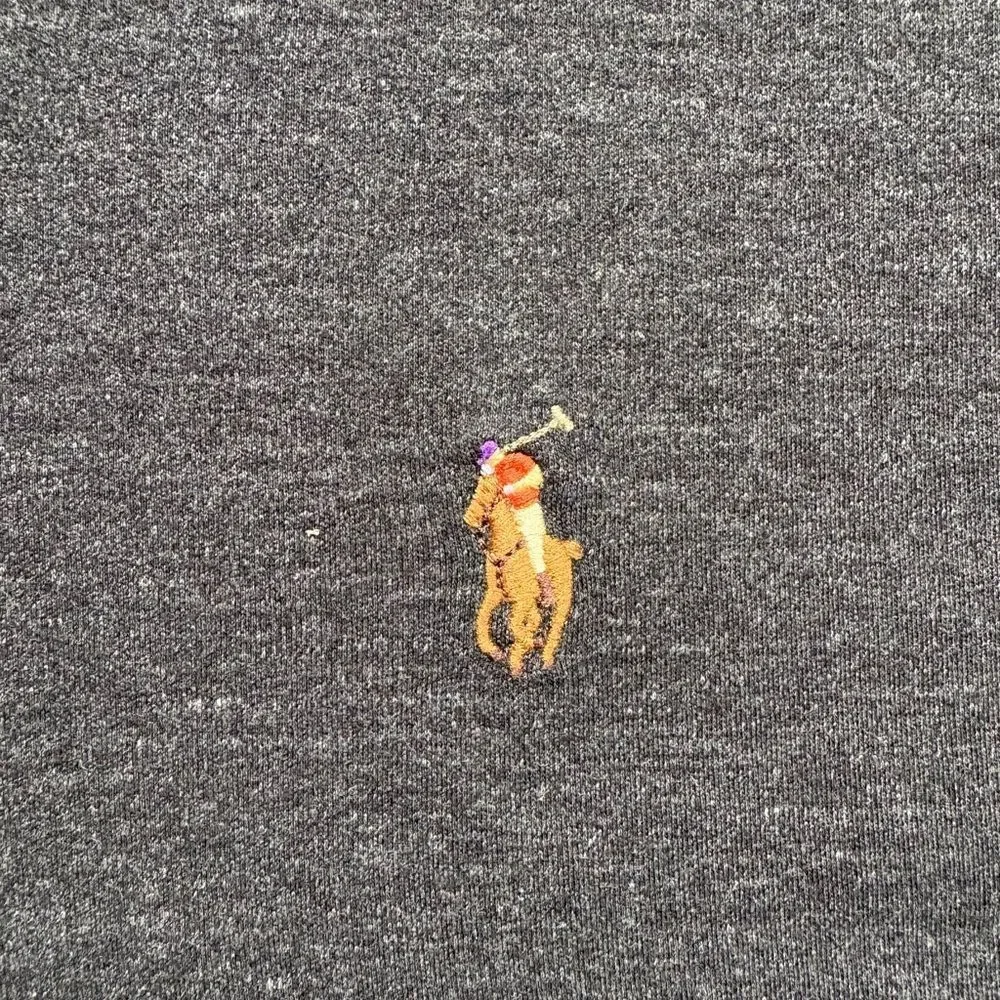 Polo Ralph Lauren Men’s Classic Fit Long Sleeve T-Shirt 2XL Dark Gray Solid - Picture 3 of 3